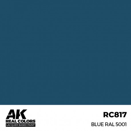 Pintura laca azul RAL 5001 AK-Interactive