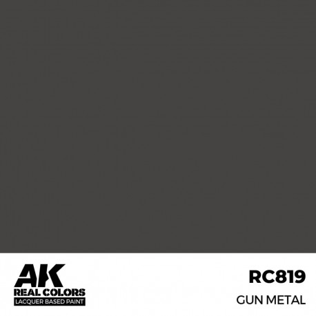 Peinture AK-Interactive Gun Metal 17ml