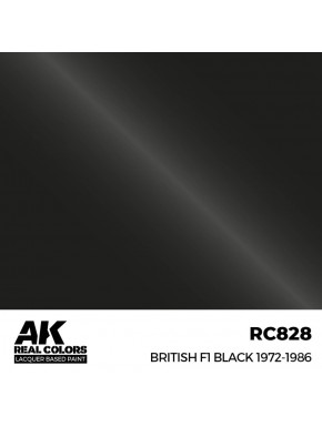 Peinture British F1 Black 1972-1986 AK-Interactive
