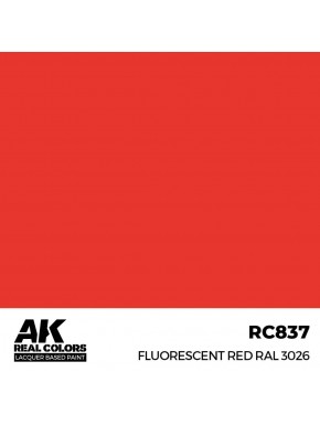 Peinture rouge fluorescent RAL 3026 AK-Interactive