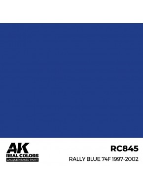 Pintura azul Rally Blue 74F de AK-Interactive