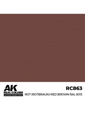Pintura de laca AK-Interactive Rotbraun RAL 8013