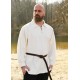 Chemise médiévale en coton naturel Battle-Merchant