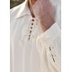 Chemise médiévale en coton naturel Battle-Merchant