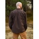 Chemise médiévale marron Ludwig en coton