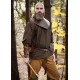 Chemise médiévale marron Ludwig en coton