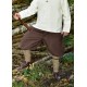 Pantalones vikingos marrones de algodón Rus Olaf