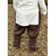 Pantalones vikingos marrones de algodón Rus Olaf