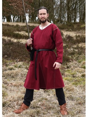 Túnica medieval roja Kragelund Askur