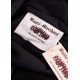Capuche médiévale en velours noir Mirella