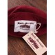 Casquette viking rouge vin avec motif chevron