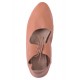 Zapatos Latchet medievales de cuero, diseño arqueológico