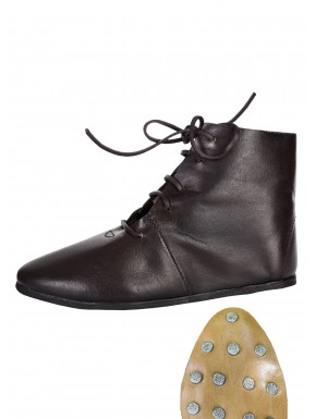 Botines medievales marrones de cuero ULFBERTH®
