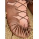 Sandales médiévales ULFBERTH® en cuir de buffle marron