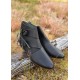 Chaussures vikings noires Jorvik en cuir