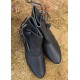 Chaussures vikings noires Jorvik en cuir
