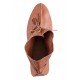 Zapatos vikingos de cuero marrón estilo Hedeby