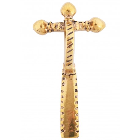 Fíbula de ballesta romana de bronce