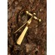 Fíbula de ballesta romana de bronce
