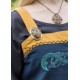 Broche ovalado vikingo Saltvik en bronce o plata
