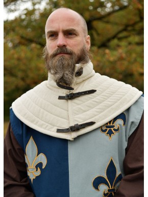 Col rembourré médiéval en coton et laine ULFBERTH