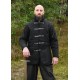 Gambison long noir avec boucles et manches amovibles
