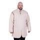 Gambeson beige long avec manches amovibles
