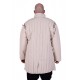 Gambeson beige long avec manches amovibles