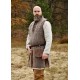 Gambison sans manches marron avec détails Ulfberth
