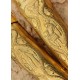 Jambières en laiton de la Garde Prétorienne avec motifs embossés
