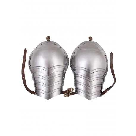 Spalières gothiques en acier 1.2 mm, paire