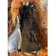 Gantelets gothiques en acier avec gant en cuir