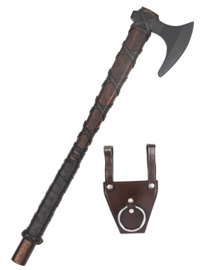 Hache viking de Ragnar par Windlass avec support en cuir