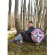 Bouclier viking avec croix celtique peint à la main 61 cm