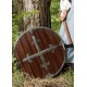 Bouclier rond en bois et acier 61 cm