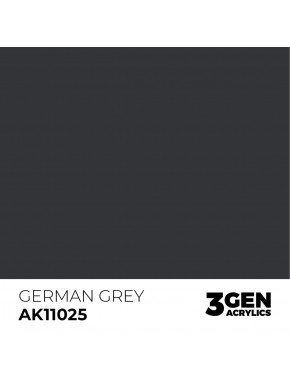 Tinta acrílica German Grey AK-Interactive 17ml