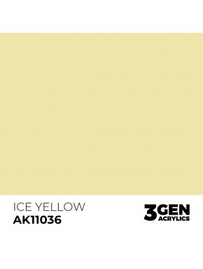 Peinture acrylique Ice Yellow 17ml par AK-Interactive