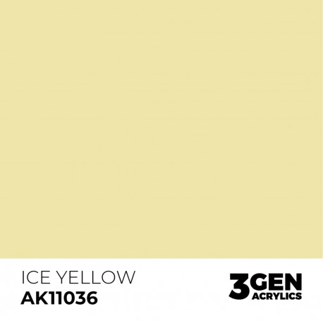 Tinta acrílica Ice Yellow 17ml da AK-Interactive