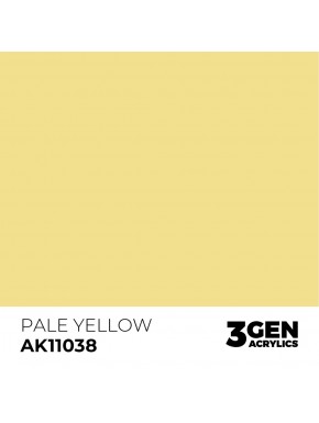 Peinture acrylique Pale Yellow d'AK-Interactive