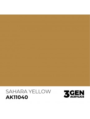 Peinture acrylique Sahara Yellow AK-Interactive 17ml
