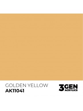 Peinture acrylique Golden Yellow AK-Interactive 17ml