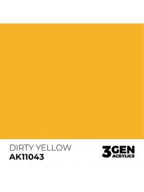 Peinture acrylique Dirty Yellow d'AK-Interactive
