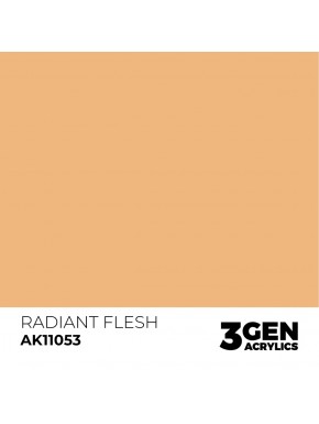 Bouteille de peinture acrylique Radiant Flesh AK-Interactive