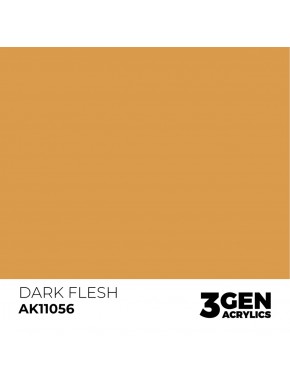 Pintura acrílica Dark Flesh AK-Interactive 17ml