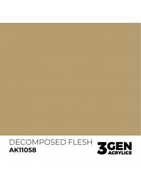 Bouteille de peinture acrylique Decomposed Flesh AK-Interactive