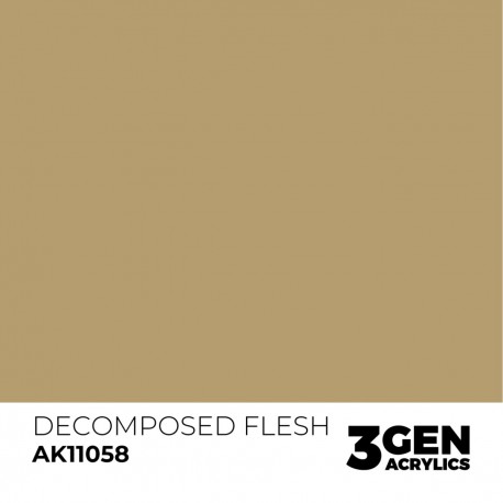 Bouteille de peinture acrylique Decomposed Flesh AK-Interactive