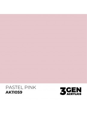 Tinta acrílica rosa pastel AK-Interactive 17ml