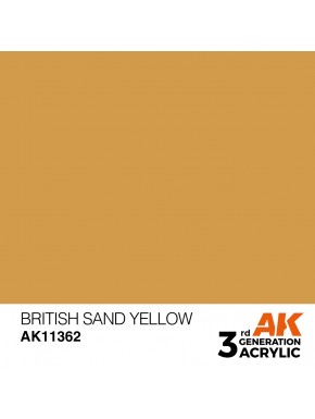 Tinta acrílica British Sand Yellow AFV 17ml