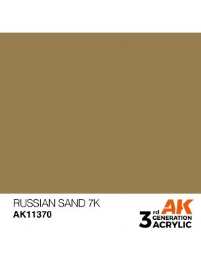 Tinta acrílica Russian Sand 7K da AK-Interactive