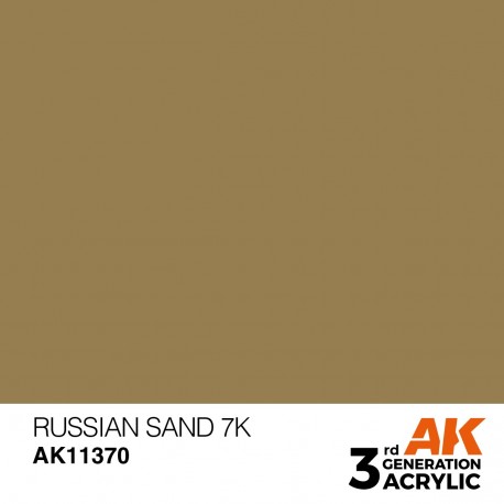 Tinta acrílica Russian Sand 7K da AK-Interactive